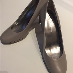 Franco Sarto Gray Leather Heels